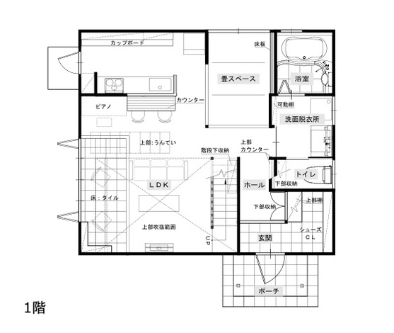 サイエンスホーム 日常も子育ても、アウトドア気分！ 土間とうんていのある無垢の家 
