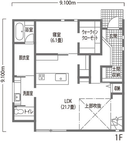 静鉄ホームズ 住まいのプロ＆教師の経験とアイデアをカタチに ●ダミー●1階