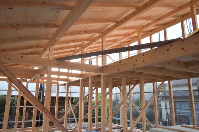 低コストでALL天竜材を使った構造