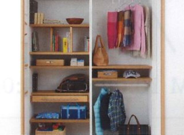 LDKの「ただいまクローゼット」は収納や学校準備に便利