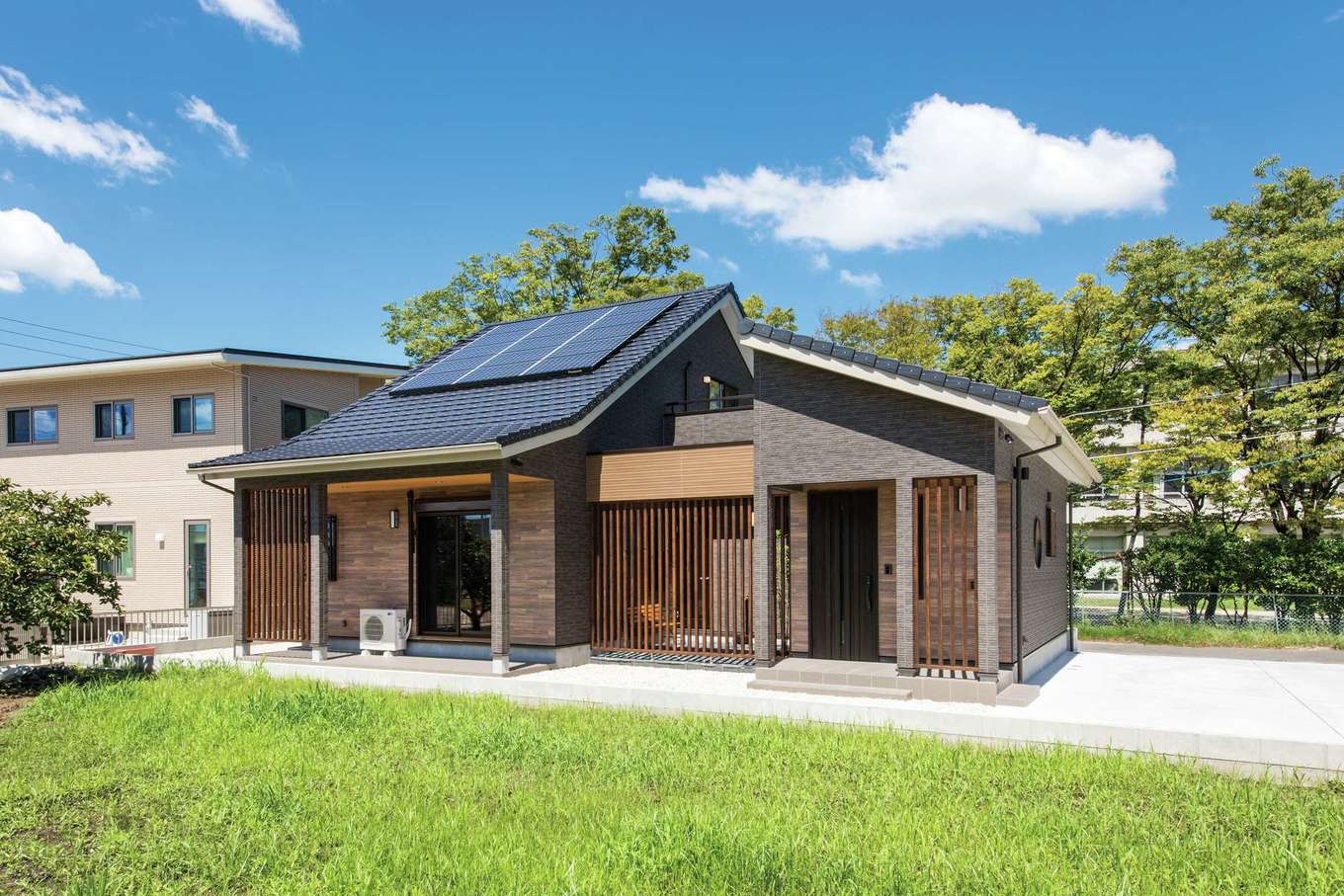 弘建ホーム GABHAUS豊田南【デザイン住宅、和風、インテリア】シンプルモダンな外観が目を引く