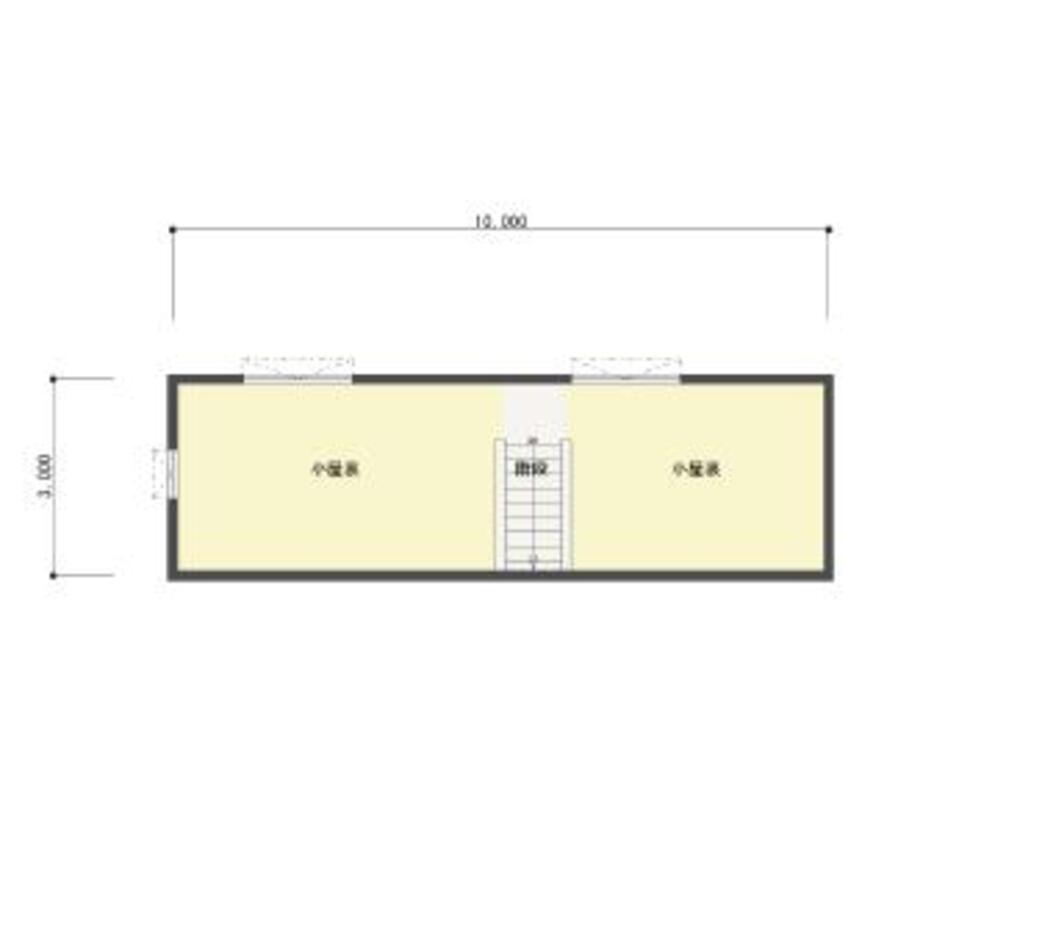 エフエフ住宅 小屋裏収納がある約28坪の自然光満ちる暖かな空間の平屋の家 小屋裏1.5階