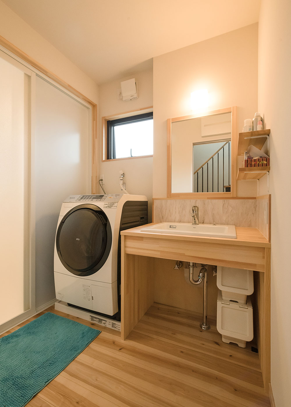 ワイズホーム【デザイン住宅、自然素材、省エネ】洗面室