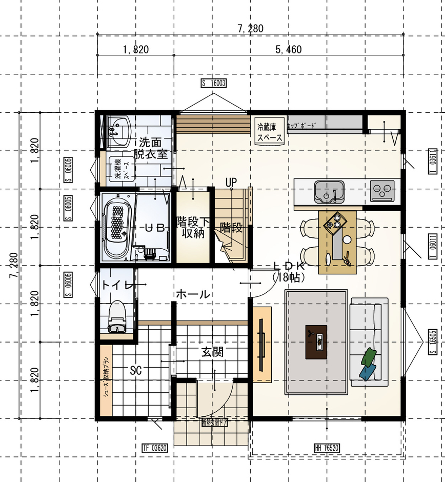 イシカワ 31坪　3LDK＋αの住まい 1F
