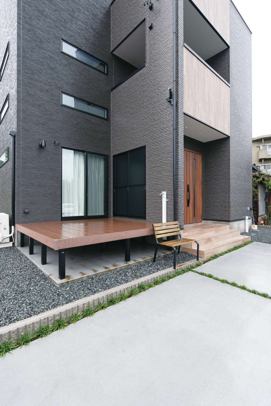 三和建設【デザイン住宅、子育て、間取り】ウッドデッキ