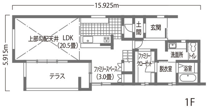 アイフルホーム焼津店 （三住建設） 家事動線がラクな家で家族団らんの時間を増やす 1階