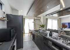 機能にもデザインにもこだわったキッチン