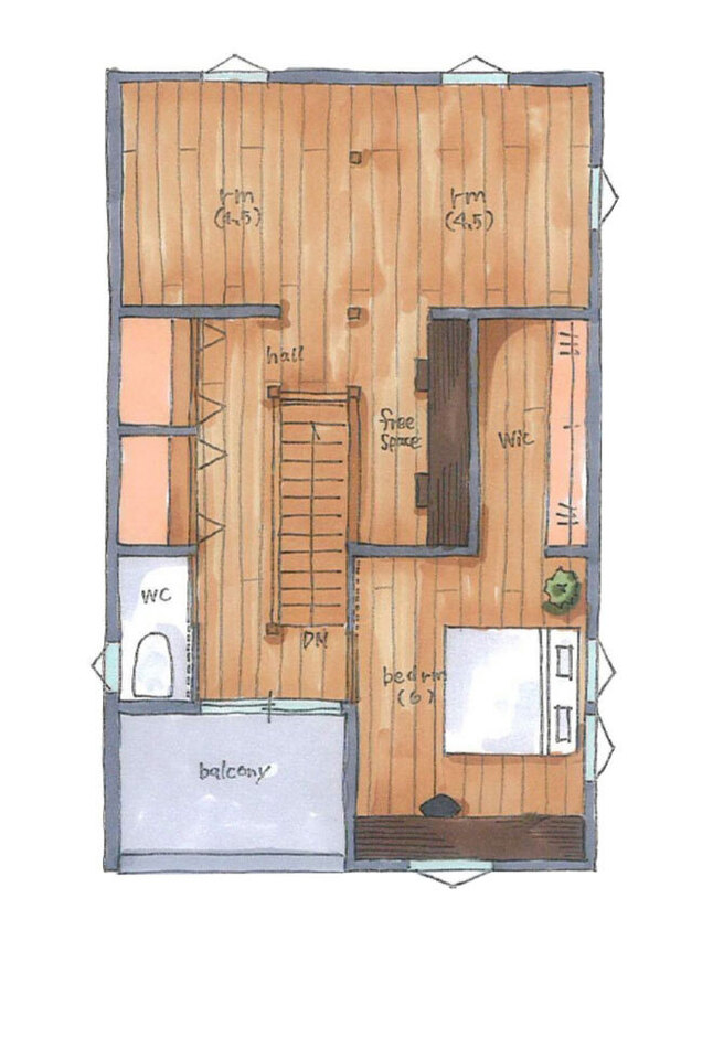 住家 JYUKA 優しさが集う家 ２階