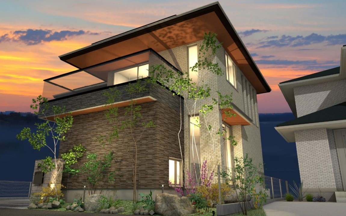 「輝く夢の住まい、光触媒タイル×おしゃれな間接照明！【Panasonic Homes】２０２５年５月街かどモデルハウス完成」