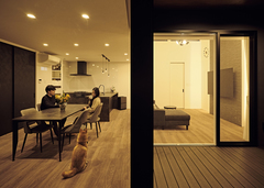 設計の工夫により大開口を実現したLDK