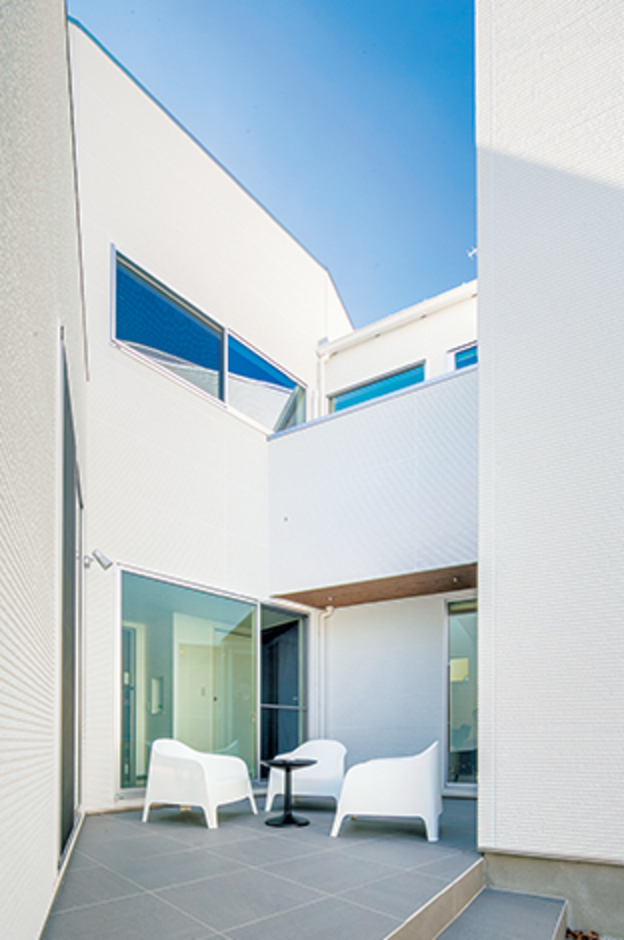 リゾート感を満喫できるインナーテラス