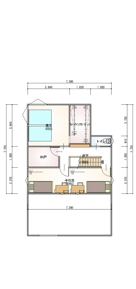 will建築工房 広々とした3LDKで家事もゆとりある暮らしを 2階