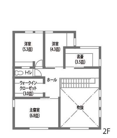 DAITOKU（大得工務店） 考え抜かれた間取りに納得！ 高性能なデザイン住宅 2階