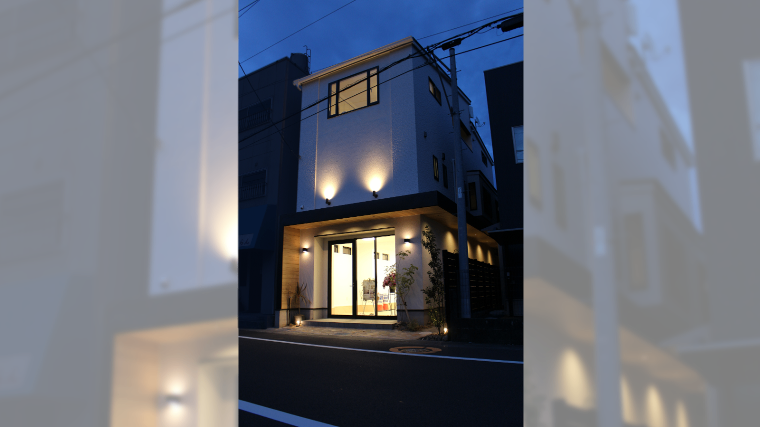 憧れの自分のお店を開業！居住スペースである2階・3階はゆったりとした2LDK