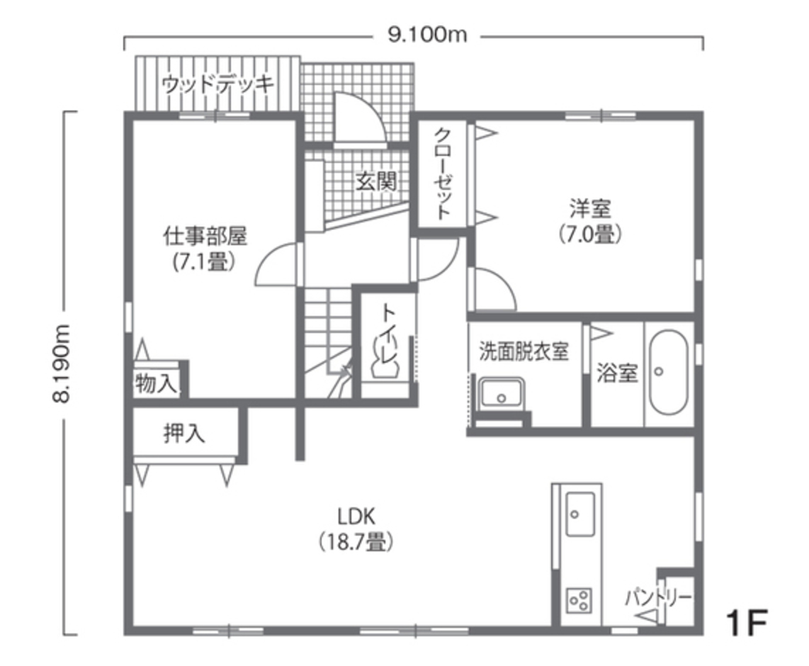 irohaco （アヴァンス） 標準充実×高自由度！ 優れたコスパで二世帯を実現 1階