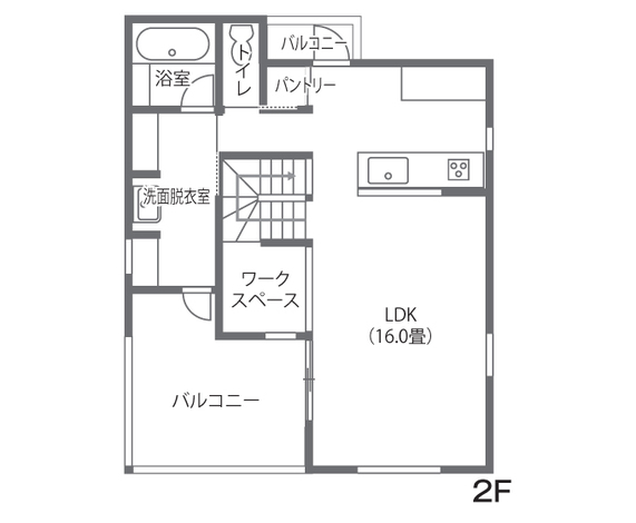 三和建設 ヴィンテージの洗練美と縦横に広がる生活空間 2F