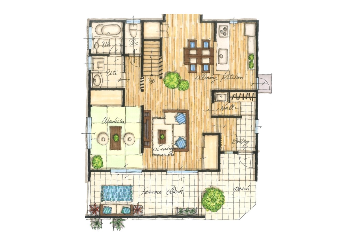 エフエフ住宅 子供動線で子供のしつけが自然と身につく我が子を褒めてあげる家 1階