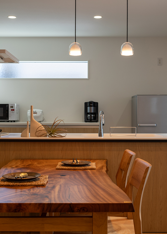 木のぬくもりに満ちたキッチン