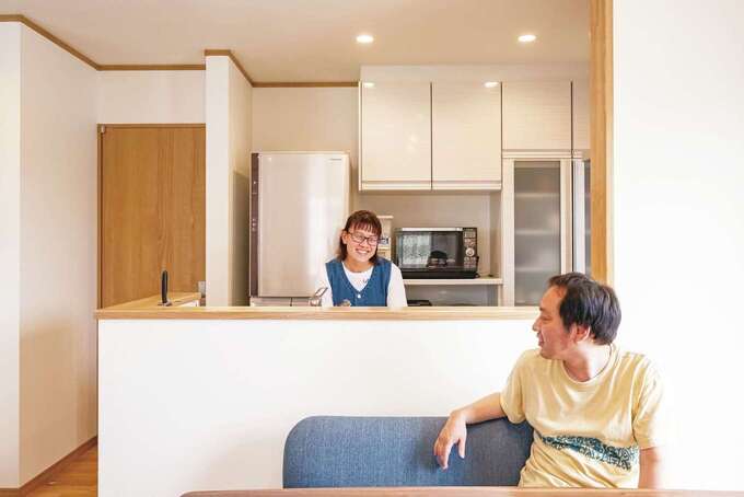 明るく風通しの良いLDK