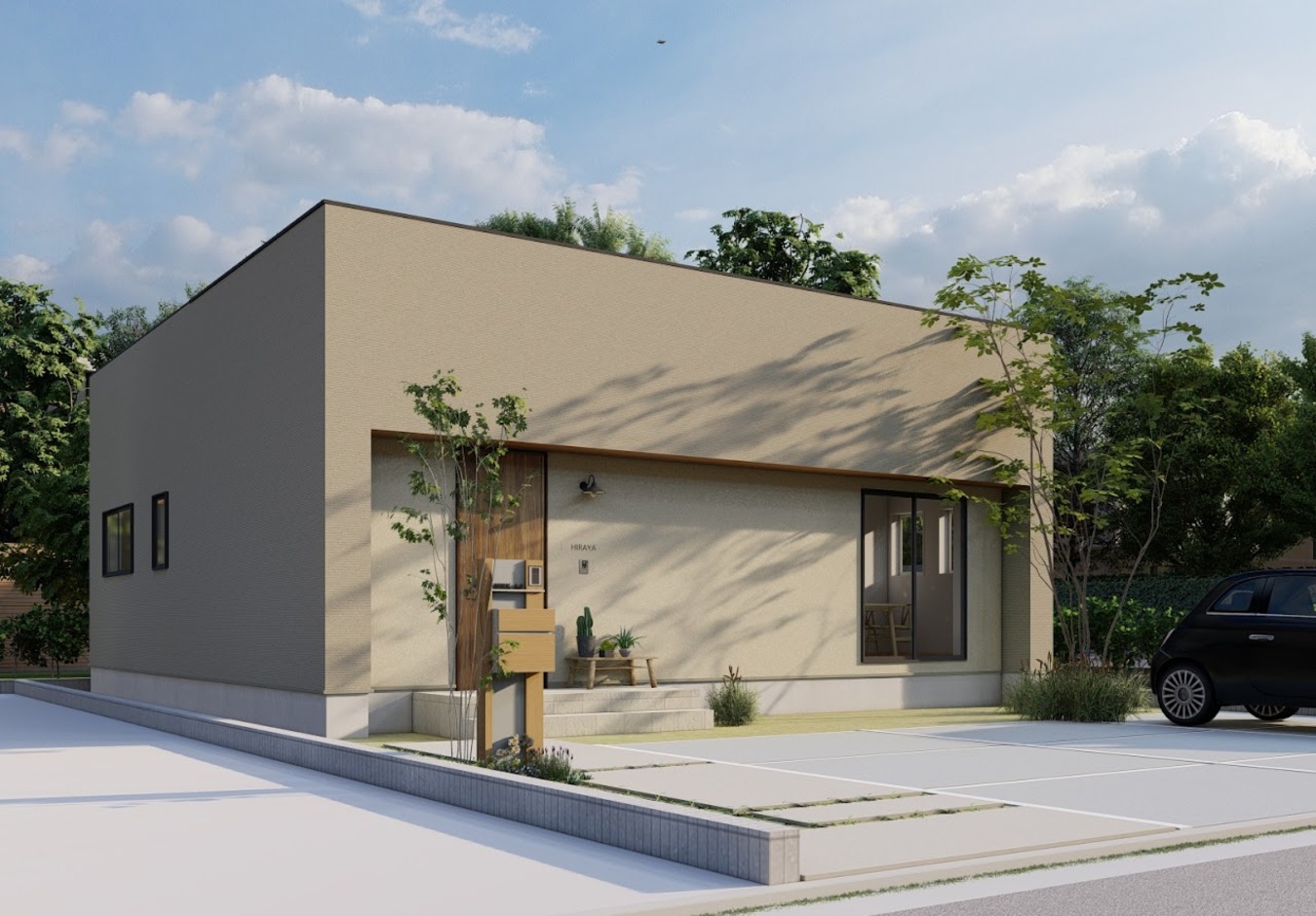 第一伊藤建設 1750万円で屋上付きハイスペックな平屋のお家mys 外観