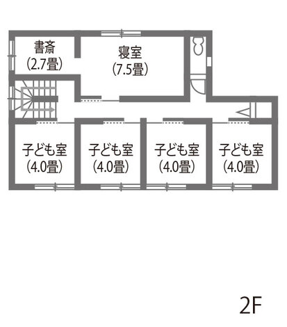 まつざわ建築 無垢材と漆喰で快適に。大工の技が光る自然素材の家 2階