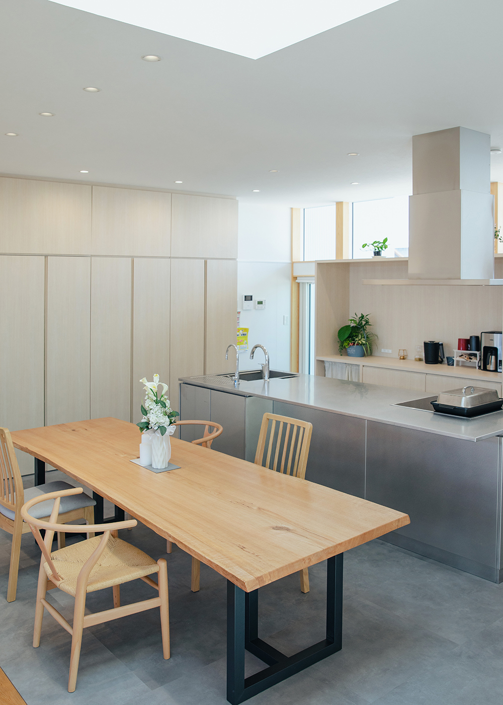 小幡建設【デザイン住宅、収納力、趣味】料理教室用に計画したダイニングキッチン