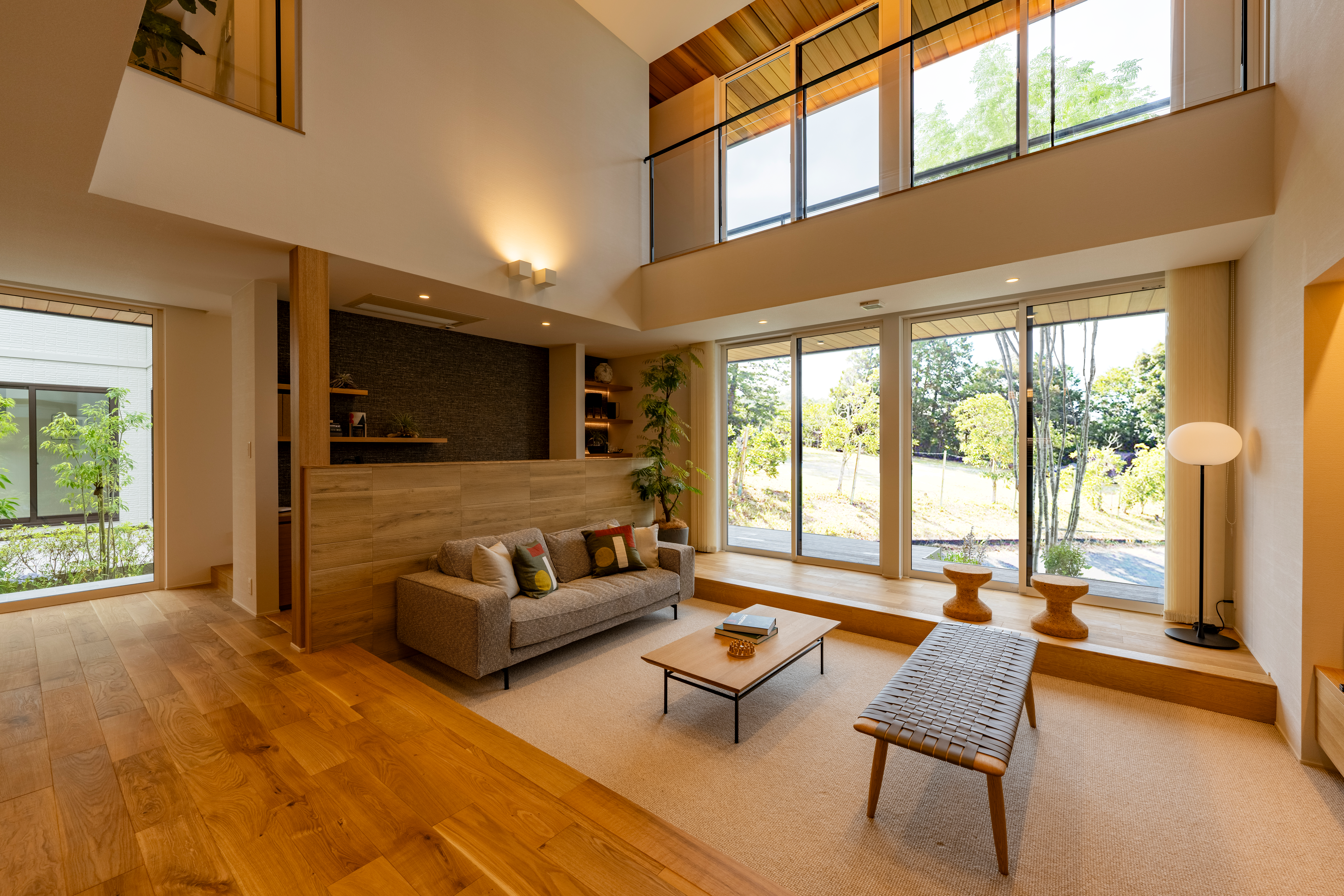 アキュラホームの超空間の家だからできる開放的なリビング