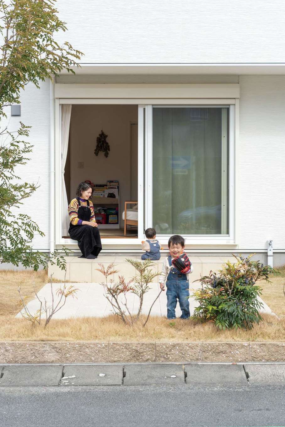 芹工務店【子育て、自然素材、間取り】庭