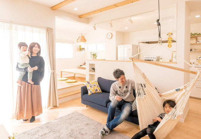シンプルな家事動線が生みだす 家族の笑顔と愛しい時間