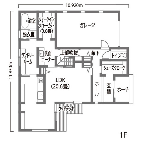 DAITOKU（大得工務店） ガレージと回遊動線が暮らしに寄り添うおおらかな家 1階