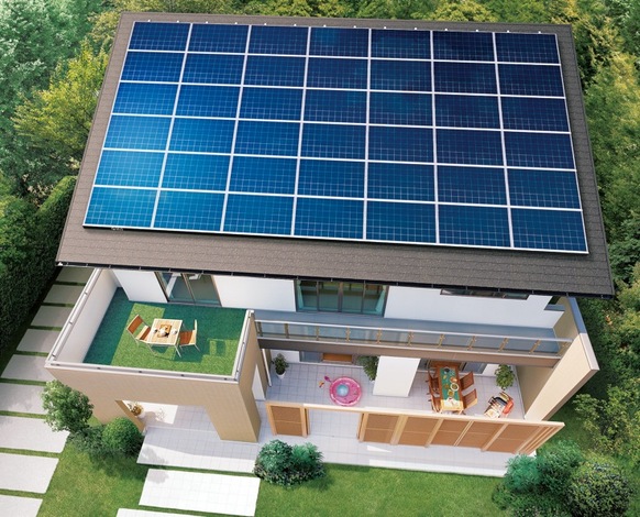 初期費用0円で太陽光発電を導入「楽暮（ラク）らし発電の家」
