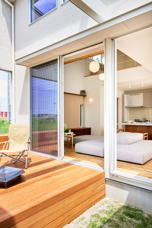 ウッドデッキのある日常