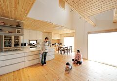 オール珪藻土＋無垢材で癒される健やかな住まい
