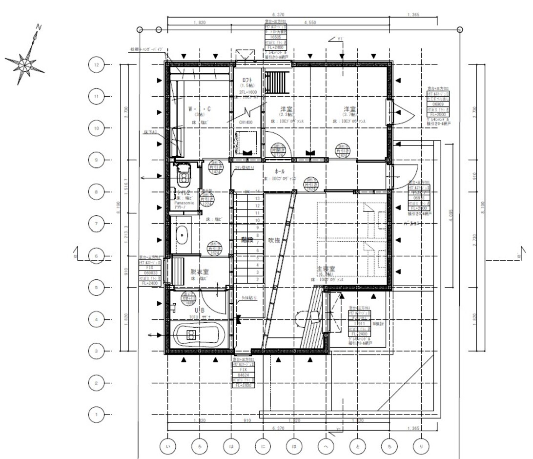 クラフトハウス 光と影を操った美術館のような洗練されたお家 ２階