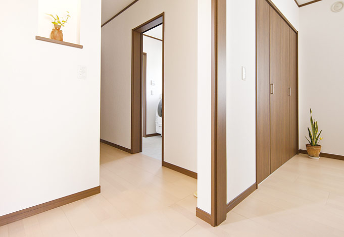 水田建設【1000万円台、二世帯住宅、間取り】将来の生活を考えて、段差のないバリアフリー設計