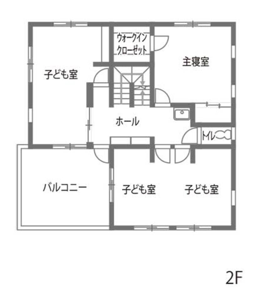 内田建設 豊川市　使い勝手が良い家 2階