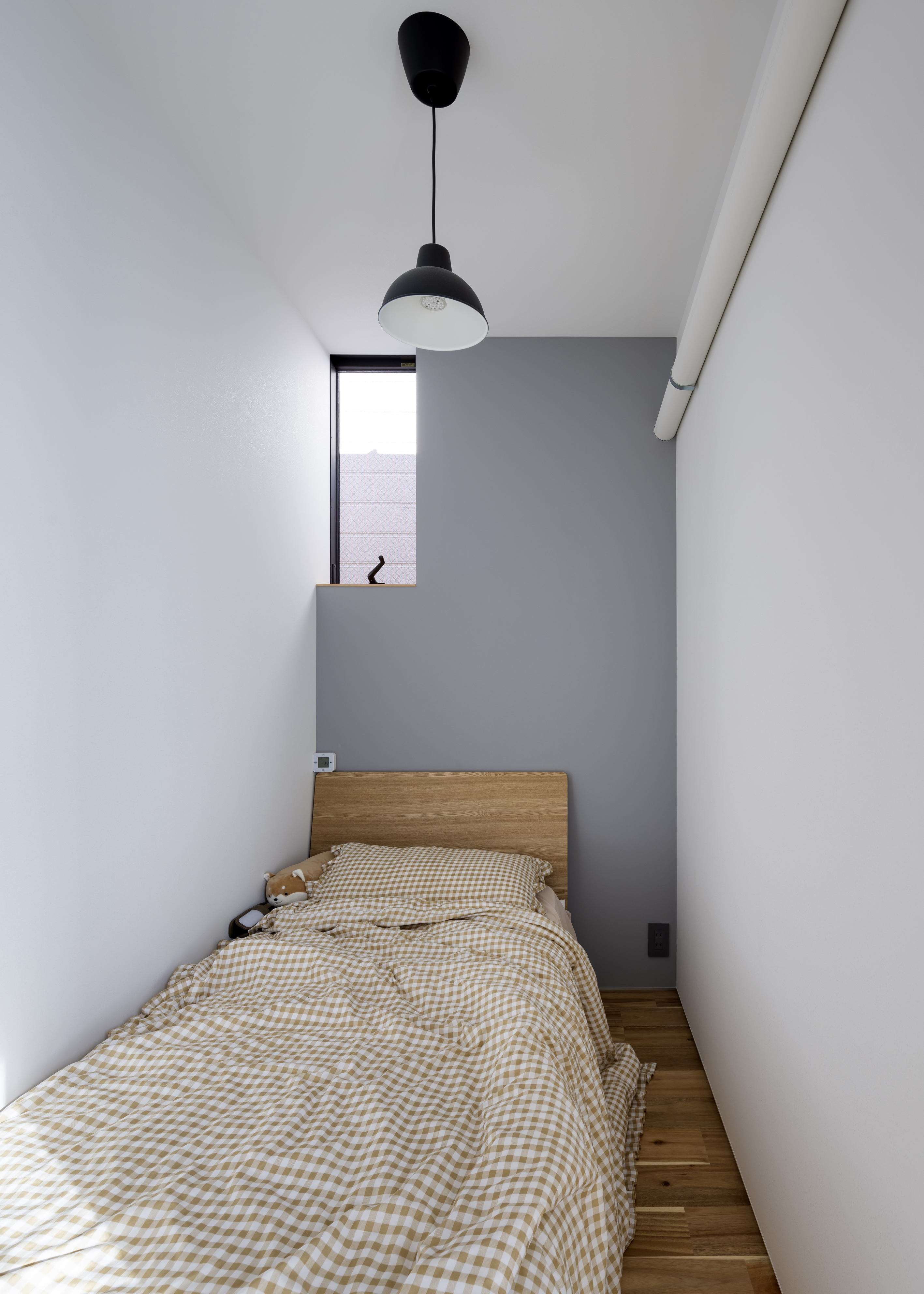 NATUREスペース【狭小住宅、建築家、スキップフロア】寝るスペースはこれくらいで十分とコンパクトに