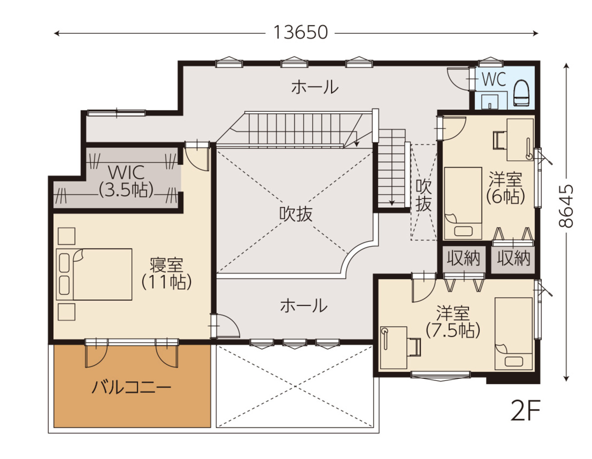 イシカワ 完全自由設計＆高性能な家 2階
