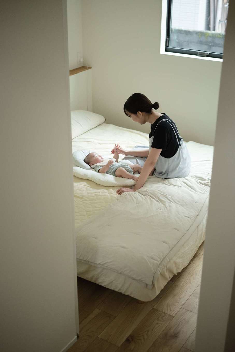 住家 JYUKA【デザイン住宅、間取り、インテリア】1階の個室はいずれもシンプル。子ども部屋は分割可能