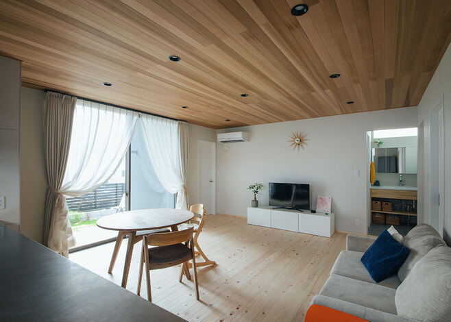 シンプルな間取りは奥さまの研究の成果