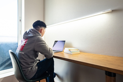 カウンタースペースはリモート勤務にも便利