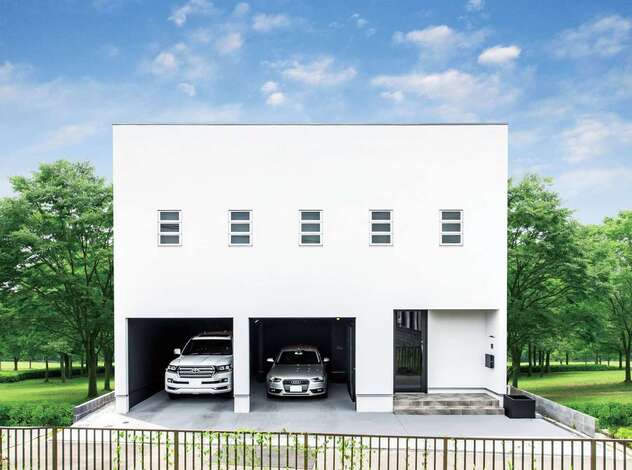 従来の『ハートホーム』と違いクールで都会的な外観