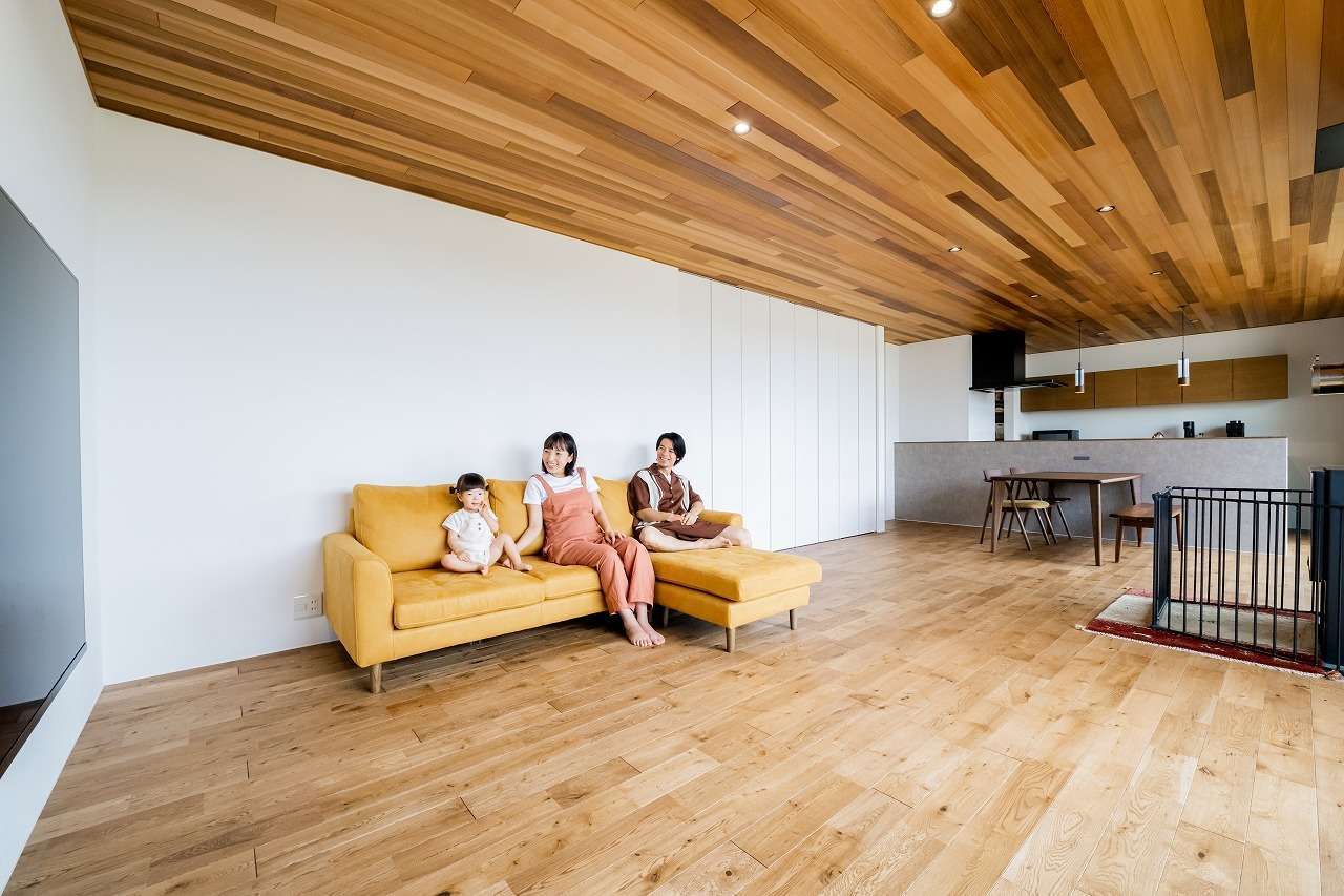 アーキテックス【デザイン住宅、省エネ、平屋】薪ストーブ1台でぽかぽか