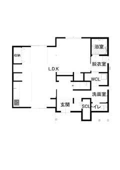 欄間や玉砂利をあしらった床の間に格子戸。テーブル＆回遊動線も魅力の和モダン空間