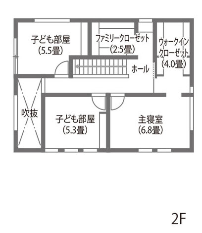 フジモクの家（富士木材） L型デッキとDJブースが幸せを運ぶ、愛犬と暮らす家 2階
