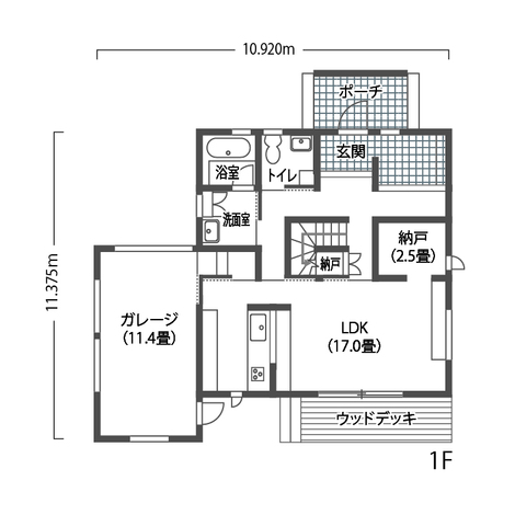 フジモクの家（富士木材） DIYで楽しさを、時間が味わいを “上質なハコ”が日々に＋αを運ぶ 1F