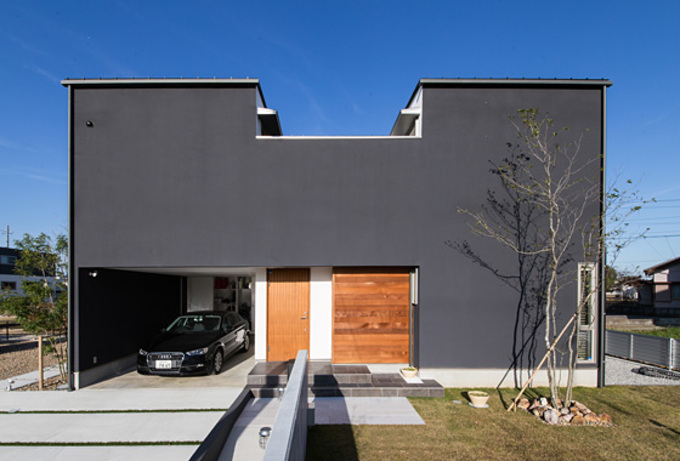 住宅模型、ハウスプラン Country Ranch Bungalow House Plan with Front and Rear