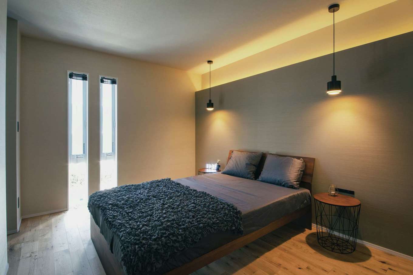 Yamaguchi Design 【磐田市見付1853‐20・モデルハウス】主寝室もLDKに隣接し、生活動線を短縮