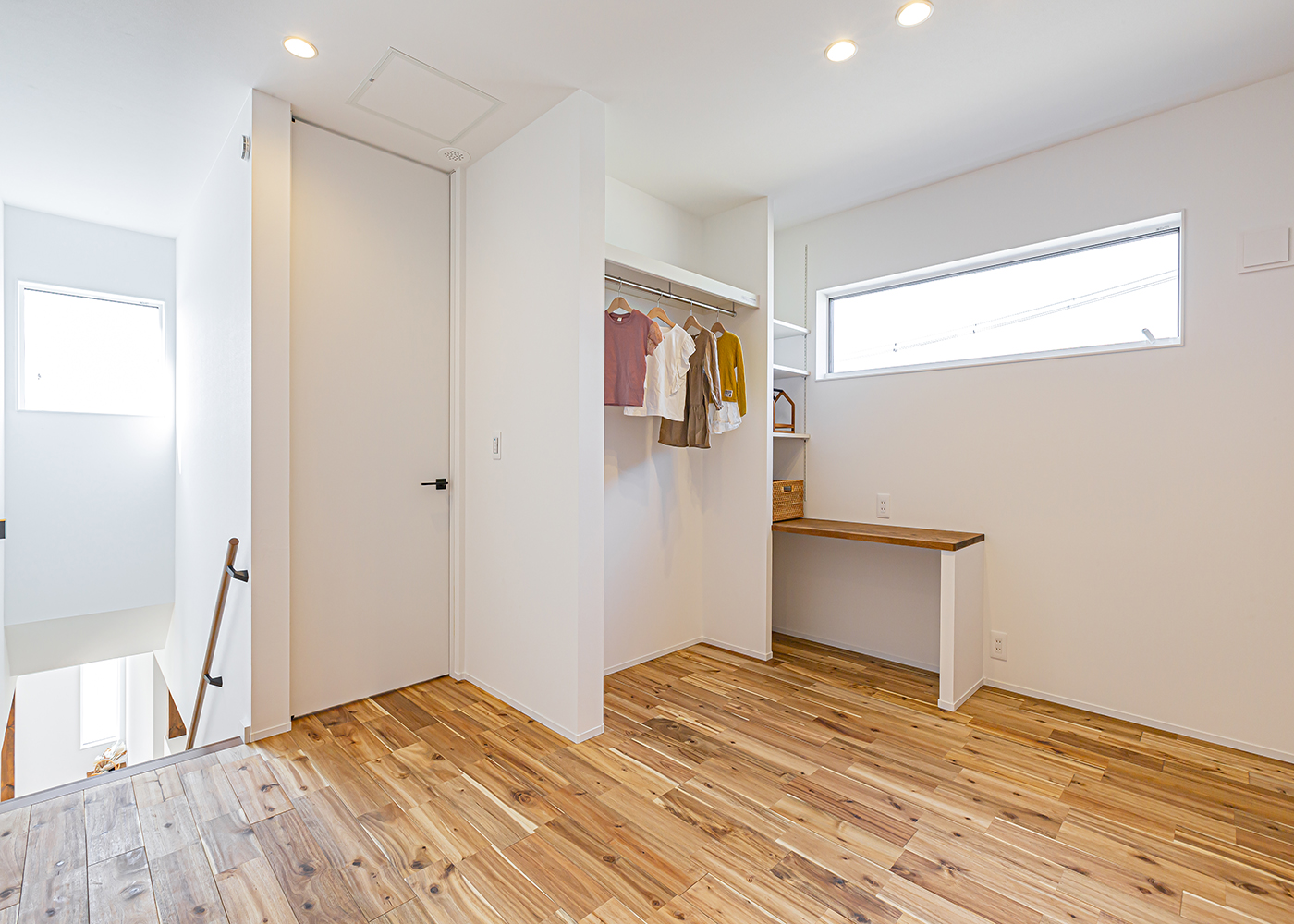 ARRCH アーチ【デザイン住宅、間取り、建築家】可変性を持たせた2階の子ども部屋