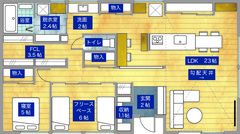 勾配天井＆ピクチャーウィンドウが開放感を生む平屋